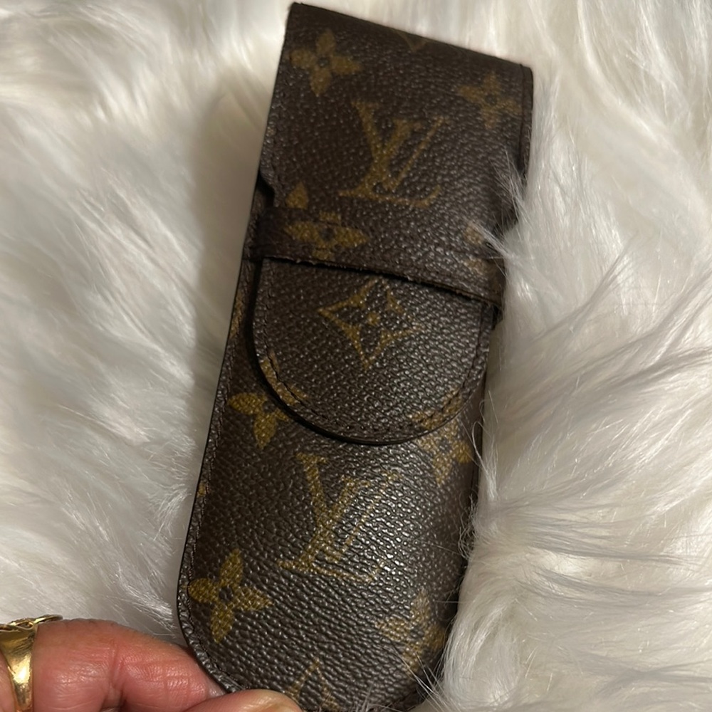 Louis Vuitton Brown Monogram eyeglass Case